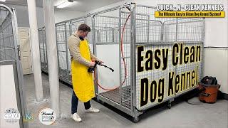 "Quick N Clean Pro Kennels – The Easy-Clean Dog Kennel System!" by K9 Kennel Store