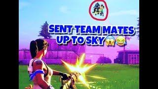 SENT TEAM MATES UP TO SKY?!