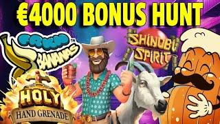  €4000 Bonus Hunt - Opening a Massive 19 SLOT BONUSES for BIG WINS 