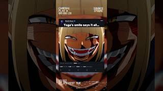 Toga’s Evil Smile… Gave Me Chills  #mha #myheroacademia #shorts #anime