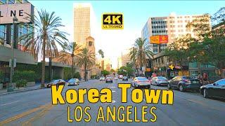 Driving Koreatown Neighborhood in Los Angeles | California USA [4K UHD 60fps]