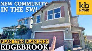 Southwest Las Vegas KB Homes @ Edgebrook New Homes Tour - Plan 1768 Plan 2124 | Moving to Las Vegas