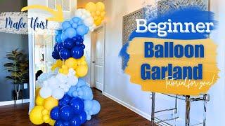 Beginners How To: Wide Organic Balloon Garland - Step by Step Tutorial