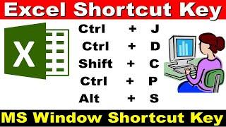 Excel Shortcut |Hide or Unhide Row in Excel  | Add Border | Excel Shortcut | Shortcut of MS Word |