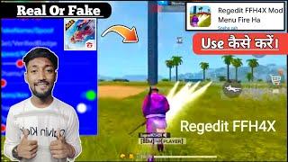 how to use regedit ffh4x mod App Kya hai kaise use kare| regedit ffh4x mod App Real Or Fake| new hak