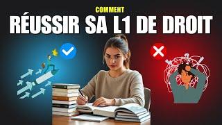 Réussir sa première année de droit [L1 droit - 2024]