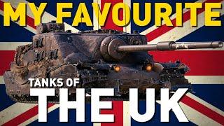 My TOP TANKS of the UK in World of Tanks!