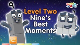 All the Best Nine Moments! | Level 2 | Numberblocks