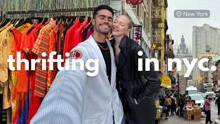 An Incredible Weekend of Thrifting in NYC | Thrift Vlog + Haul ️