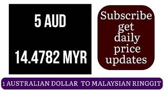 Australian Dollar to Malaysian Ringgit Currency Exchange Rates Today  30 November 2024