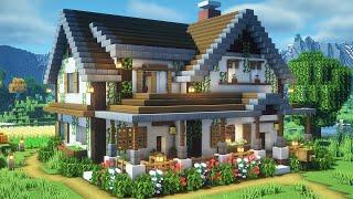 Minecraft | How to build a Survival Farmhouse