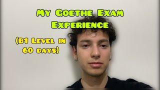 My B1 Goethe Exam Experience