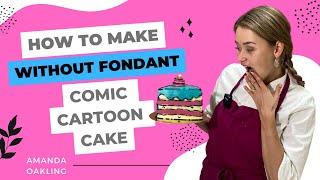 I Made a Cartoon Cake Without Fondant – It Actually Worked!