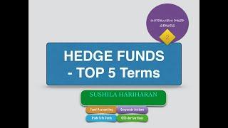 Hedge fund interview preps -  top 5 terms