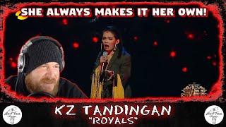 KZ Tandingan  - Royals (from Singer 2018) | AMERICAN RAPPER REACTION!