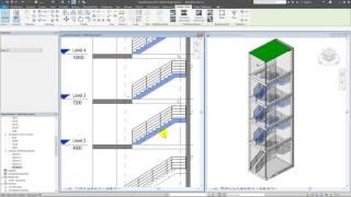 Revit | What's new in Revit 2018 Webinar | Multistory stairs