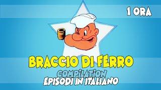 BRACCIO DI FERRO COMPILATION 1 ORAEPISODI IN ITALIANO