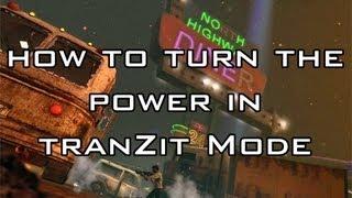 How To Turn The Power On In TranZit Mode
