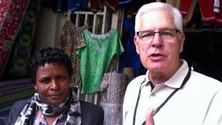 Richard Stearns with Jacqueline the CEO | World Vision