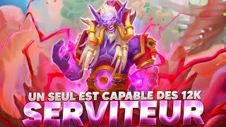 FAIRE GROSSIR UN SEUL SERVITEUR POUR LES 12K | Maverick Hearthstone Battlegrounds