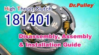 Dr.Pulley HiT181401, its disassembly ,assembly and installation on driven pulley.