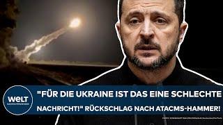 PUTINS KRIEG: "Für die Ukraine ist das eine schlechte Nachricht!" Rückschlag nach ATACMS-Hammer!