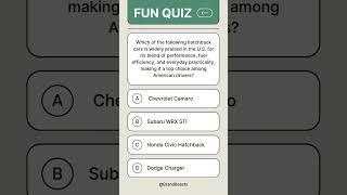Best Hatchback Cars Quiz – Test Your Knowledge of Top Compact Cars in the U.S. #brandbeasts