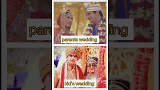 Parents wedding Vs Kid's wedding ||#yrkkh #trending #viralshort #naira #kartik #akshu