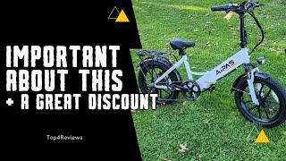 Important Insights into the Aipas A2   750W  Electric Bike: A Review