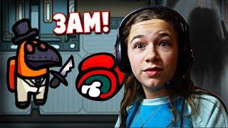 Playing AMONG US At 3AM!! **Bad Idea** | JKREW GAMING