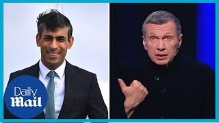 Putin TV propagandist calls Rishi Sunak a 'moron' after weapons pledge