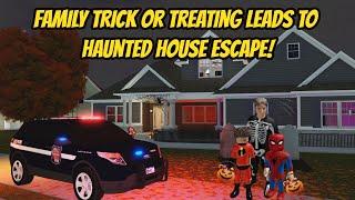 Greenville, Wisc Roblox l Family Halloween Trick or Treating - HAUNTED HOUSE Update Roleplay