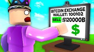 Bitcoin Mining Farm Profit on Roblox is MAD We Manipulating The Exchange