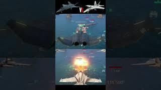 F-3 VS F/A-18E/F SUPER HORNET BURST DAMAGE COMPARING IN MODERN WARSHIPS#shorts #viral