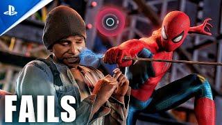 Marvel's Spider-Man Trilogy PS5 All QTE Fails (Quick Time Event Fails)