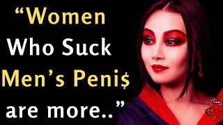 Women Who Suck Men’s Peni$ are More…| Psychology Facts about Human Behavior | Sexuality in Humans