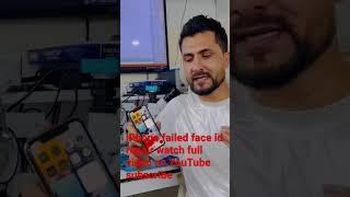 iPhone x failed face id Repair watch full video on YouTube channel subscribe