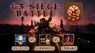 Summoners War G3 Siege Battle Chandra + Nora so Toxic!! [ Procs & Cons Vs •-Onepiece-• Vs OneGuild ]