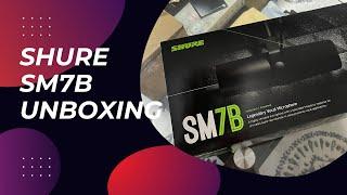 Shure SM7B asmr unboxing vlog 146