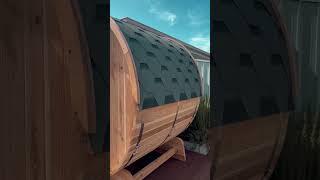 Canadian Red Cedar Outdoor Barrel Sauna