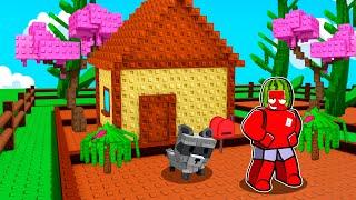 Building a House in Grow a Garden Roblox