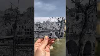 Destruction in Italy 1944 Then and Now #thenandnow #ww2 #italywalkingtour