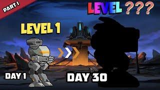 30 Days Challenge Part 1 | What if a top player restarts as a F2P? | Supermechs