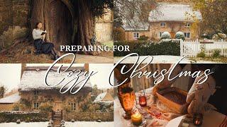 Christmas Season in The Cotswolds  Snowy English Countryside & The Start of Cozy Christmas at Home