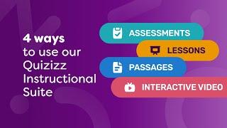 4 ways to use our Quizizz Instructional Suite for all your teaching needs 