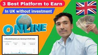 Earn 2500$ monthly 3 Best ways to make money online 2024 uk Best way to earn money online in uk