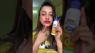 Peel Off Lipstick  With Fevicol OMG #shorts #trendinghacks #viralshorts #viralhacks #short #hacks