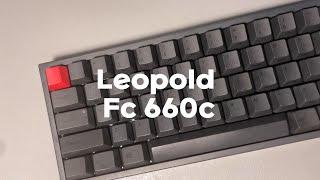 토프레 무접점 윤활 및 타건 | 레오폴드 FC660C 45g