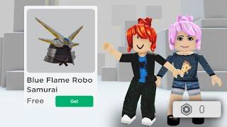 GET THIS FREE ITEM IN ROBLOX BEFORE IT'S GONE - Blue Flame Robo Samurai 