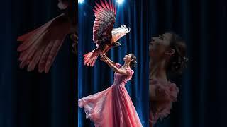 Girl dancing with Desert Eagle  AGT fusion live #agt #shorts